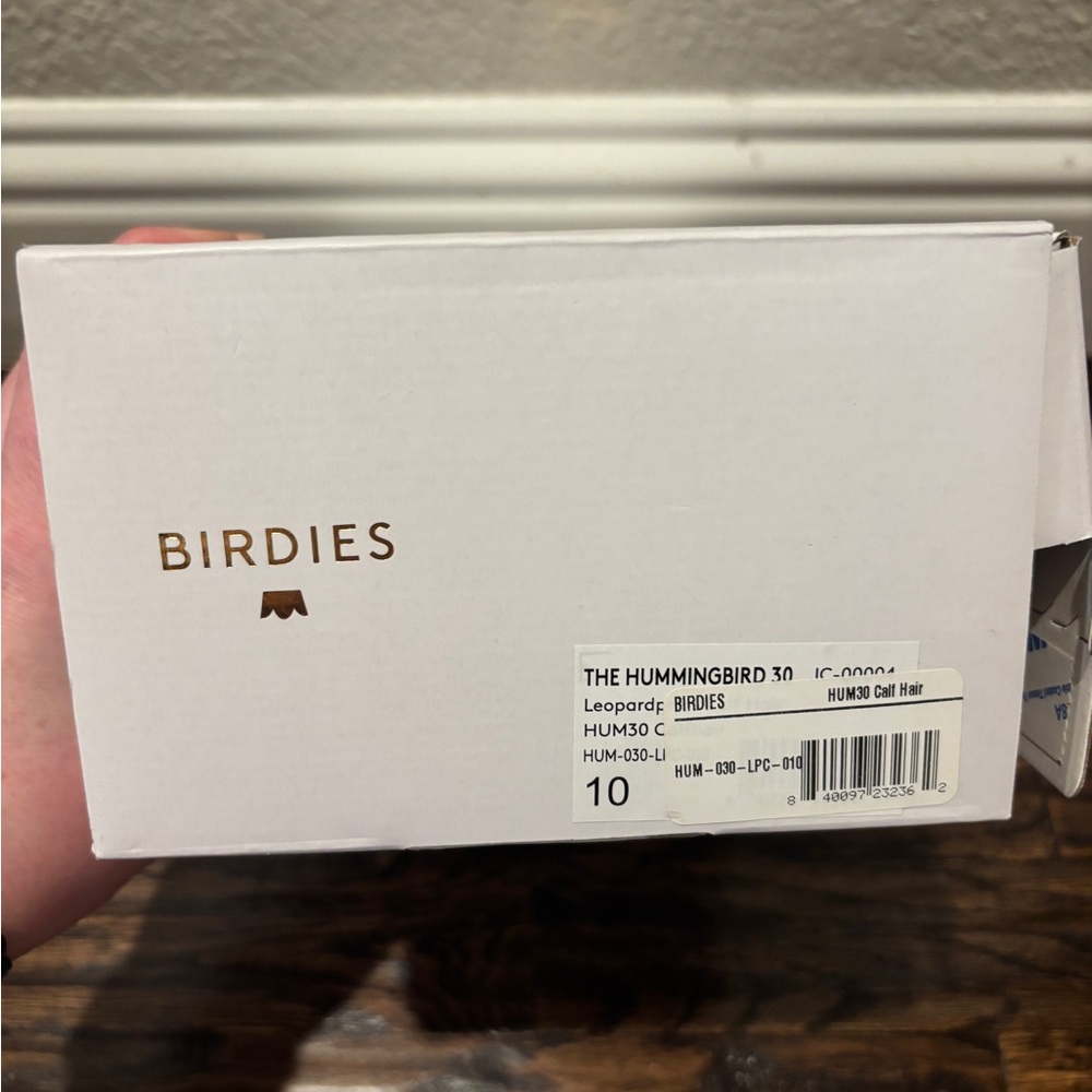 Birdies The Hummingbird 30 Heels- Leopard Calf Hair Print- Size 10- Retails $205 - Picture 7 of 7
